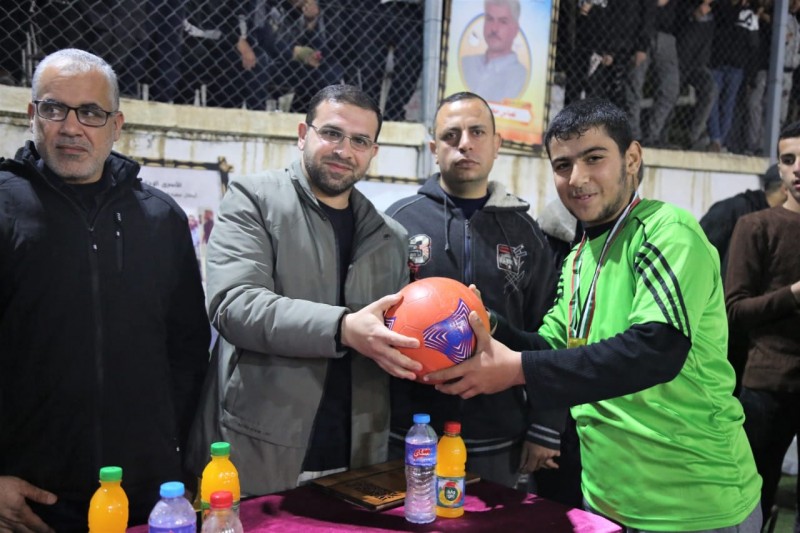 The Ministry of Detainees sponsors a sports tournament named after the martyred prisoner Nasser Abu Hamid.-1