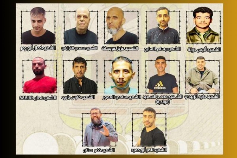 وزارة الأسرى : استمرار الاحتلال في احتجاز جثامين 12 أسيرًا شهيدًا بينهم 3 أسرى من قطاع غزة هو مضاعفة لجريمة قتلهم وتصفيتهم