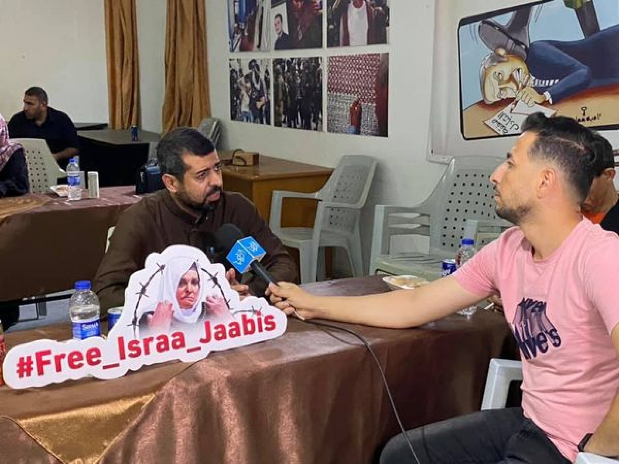 وزارة الأسرى تشارك في اطلاق فعاليات الحملة الدولية لنصرة الأسيرة الجريحة جعابيص من مقر الوزارة