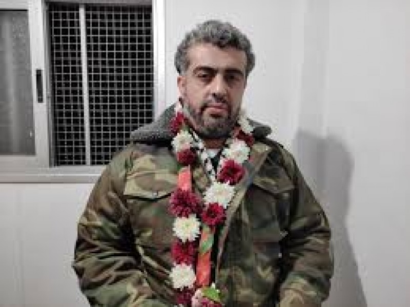 وزارة الأسرى تهنئ الأسير محمد دياب جابر  بمناسبة الافراج عنه من سجون الاحتلال