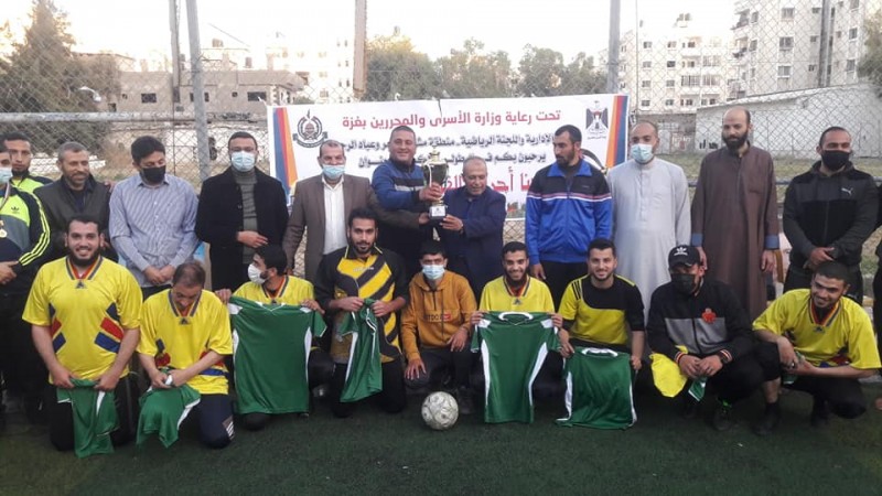 وزارة الأسرى تختتم بطولة القدس موعدنا – ولدنا أحرار لخماسي كرة القدم